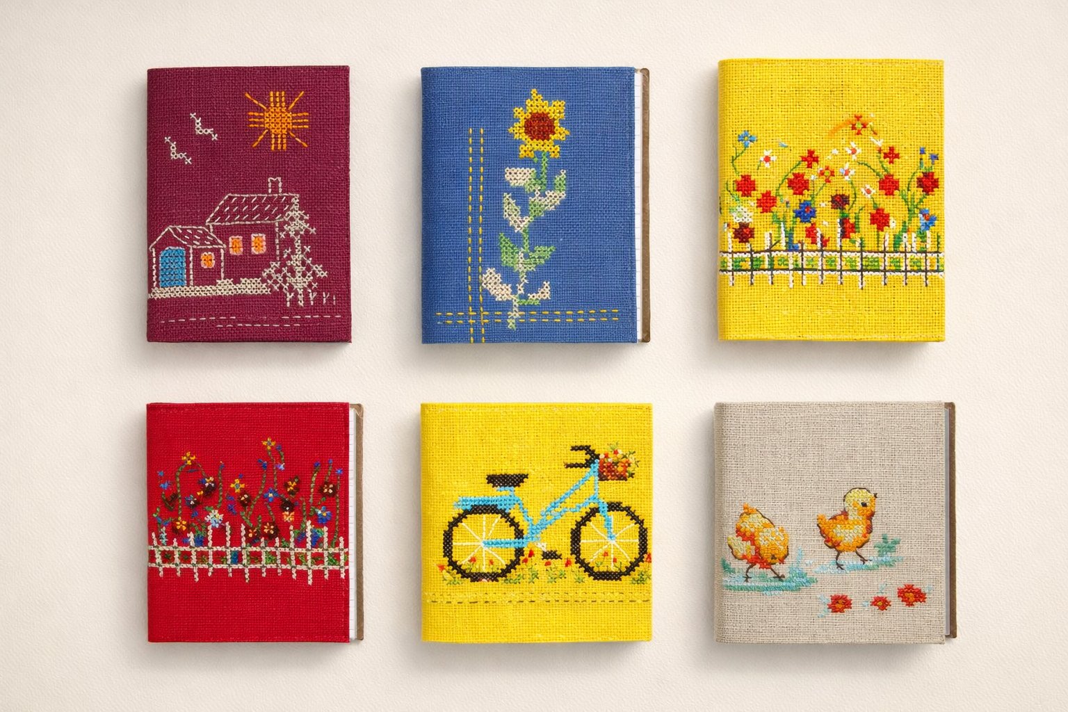 Jute Embroidered Diaries