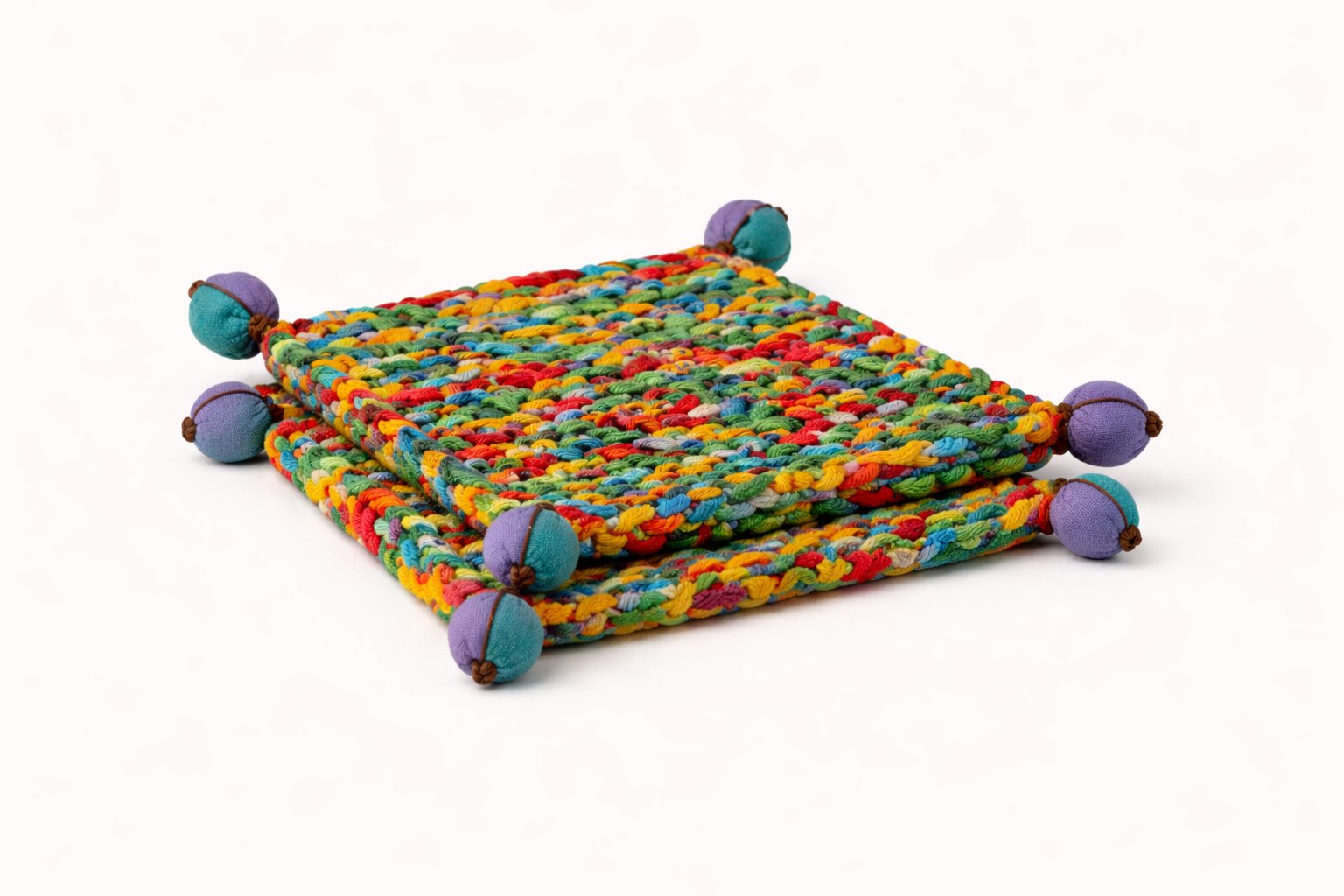 Recycled Fabric Coasters